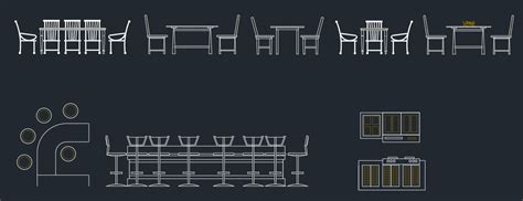 Dining Table Set Elevation Cad Block Coffee Table Design Ideas