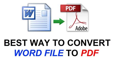 Online pdf to ai converter support our absolutely free converting site by following and liking our page! How to Convert Word file to PDF 2015 - YouTube