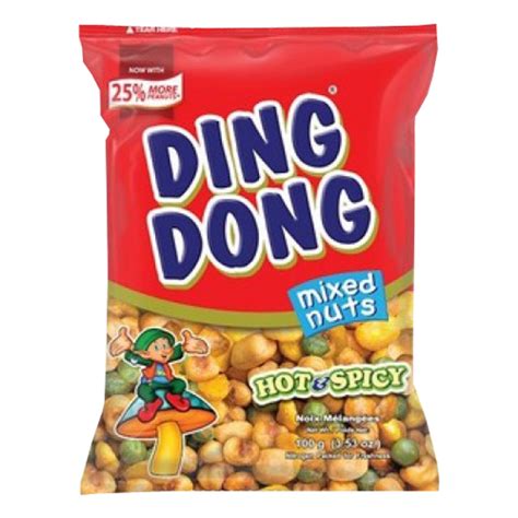 ding dong hot and spicy mixed nuts snack mix 100g prices foodme