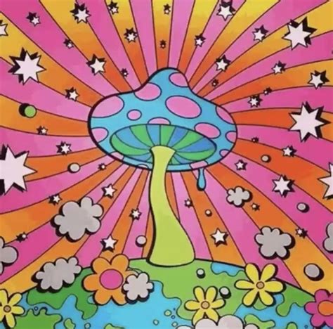 Hippie Mushroom Drawing Created By Mutkia Community For 9 Years