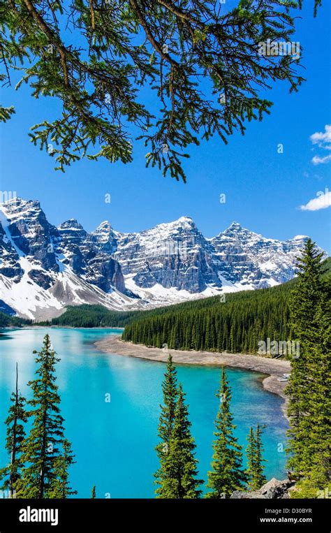 Moraine Lake Banff National Park Alberta Canada Stock Photo Alamy