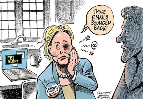 Opinion Chappatte On Hillary Clintons Email Scandal The New York Times