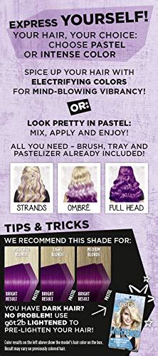 Got2b Creative Semi Permanent Hair Color 094 Perky Purple Pricepulse