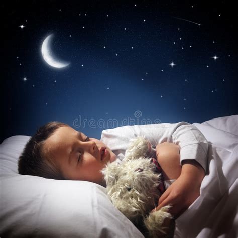 Boy Sleeping And Dreaming Stock Photo Image Of Comfortable 51499782