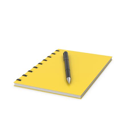 Yellow Notepad With Pen Png Images And Psds For Download Pixelsquid