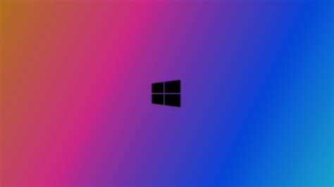 Windows 10 Blurred Colorful Logo Abstract Operating System