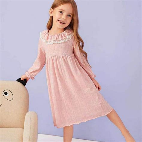 Wisremt Cute Toddler Girls Sleepwear Kids Floral Lace Design Robes