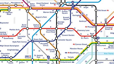 New Tube Map Reveals How Long It Takes To Walk Between Underground