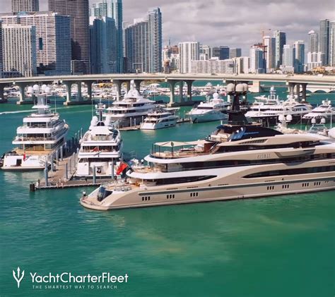 Video Superyacht Kismet Arrives At The Miami Yacht Show 2019