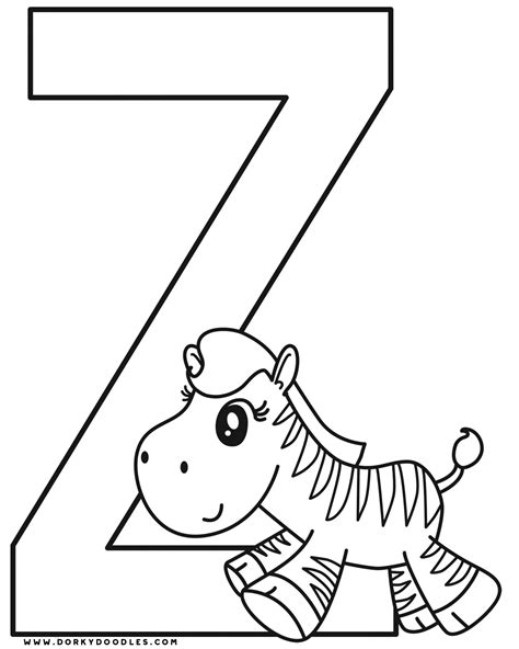 Practice Writing The Letter Z Coloring Page Writing P