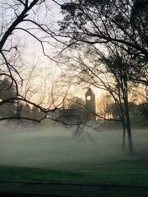 A Foggy Morning Georgia College Foggy Morning Foggy