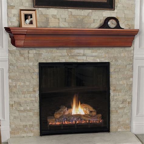 Pearl Mantels Lindon Traditional Fireplace Mantel Shelf Fireplace