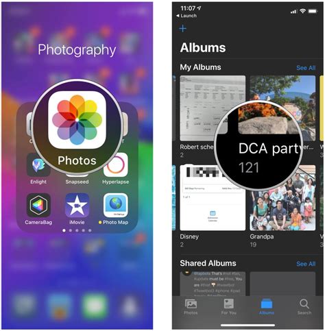 How To Use The Photos App To Make Slideshows Wallpapers And Add To