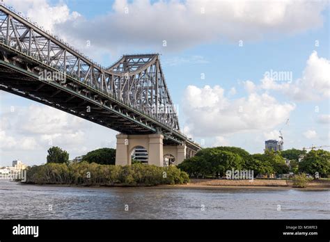 Story Bridge Over Brisbane River Queensland Australia Stock Photo Alamy