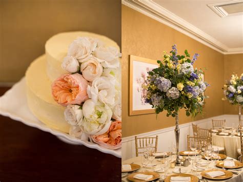 Wedding Flowers Elevated Blue Centerpieces At Morrison House In
