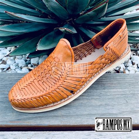 Mens Mexican Handmade Leather Sandals Men Mexican Huaraches Etsy