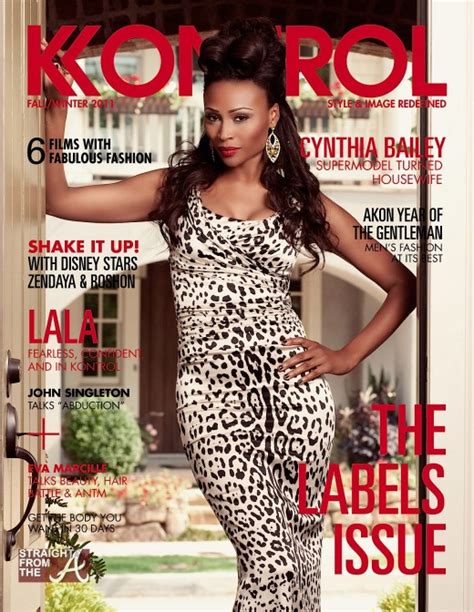 Real Atlanta “housewife” Cynthia Bailey Covers Kontrol Magazine Photos Video Straight