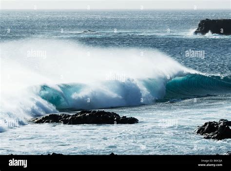 Beautiful Ocean Waves During Storm Stock Photo Alamy