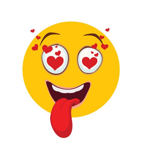 Red Eyes Clipart Emoticon Smiley Face Love Heart Transparent Png