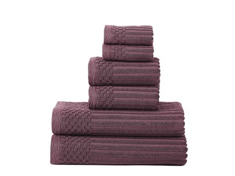 Soho Collection 600 Gsm Cotton 6 Piece Towel Set