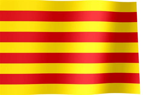 Flag Of Catalonia  All Waving Flags