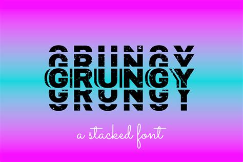 Grungy Font By WADLEN Creative Fabrica