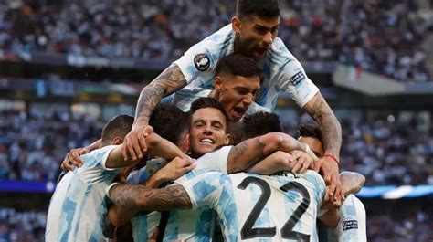 Argentina campeón de la Finalísima todos los puntajes de la Selección con Lionel Messi como