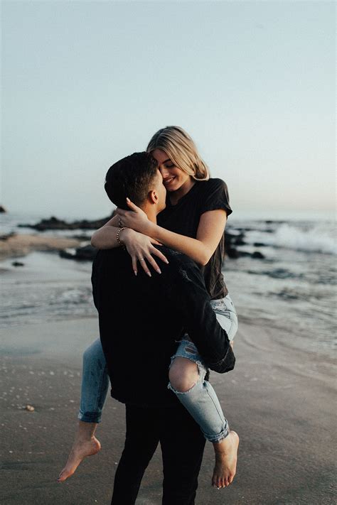Malibu Couples Photographer Halle X Nick Fun And Romantic Beach