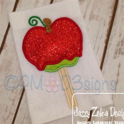 Apple Applique Etsy