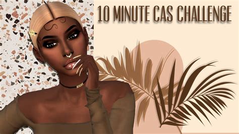 10 Minute Cas Challenge Sims 4 Cas Challenge Cc Links Youtube
