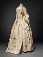 1770s Robe à la Française (view 4) | 18th century dress, Historical ...