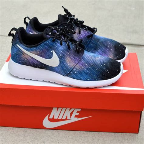 Galaxy Nike Roshe One Hand Painted Made To Order Kixify Marketplace