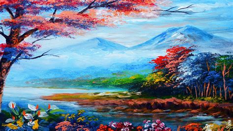 30 Luxurious Acrylic Painting Landscape Home Decoration And