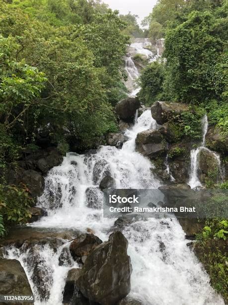 Beautiful Anashi Waterfalls In Kali Tiger Reserve Karwar Stock Photo