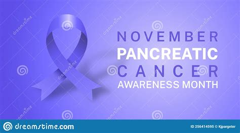 pancreatic cancer awareness banner stock vector illustration of science health 256414595