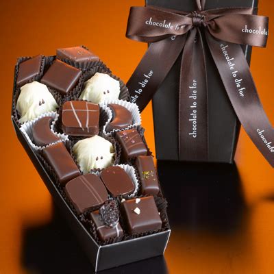 If you didn't like the chocolate, thank them for the gesture and don't say it was horrible or that you hated it. Crack open a coffin of gourmet Halloween chocolates. This ...