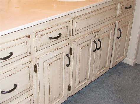 Primitive Kitchen Cabinets Shabby Chic Kitchen Cabinets Distressed