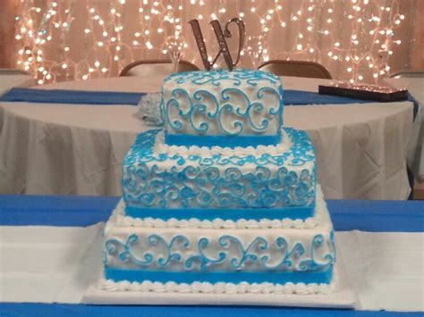 3 Tier Square Wedding Cake Desenho De Bolo Bolo