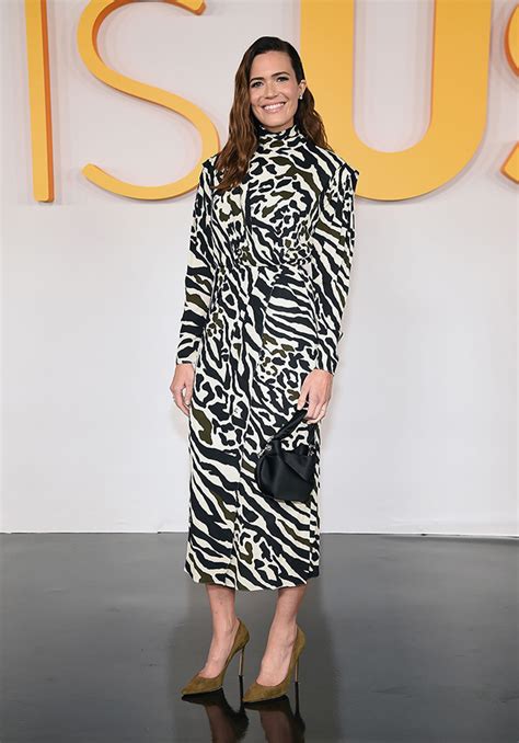 Mandy Moore Rocks Zebra Print Dress At ‘this Is Us Season 6 Premiere