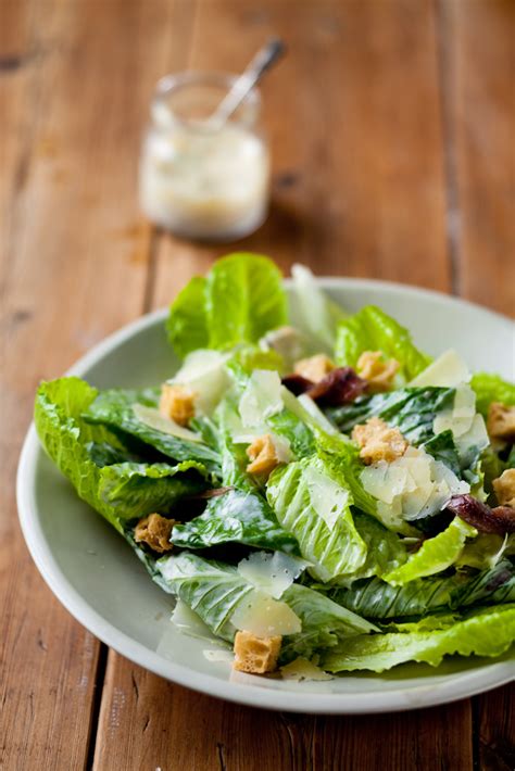 Caesar Salad With Homemade Croutons Crush Magazine