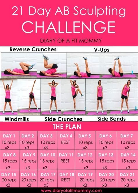Diary Of A Fit Mommy Sculpt And Shred Your Abs With This Week Challenge