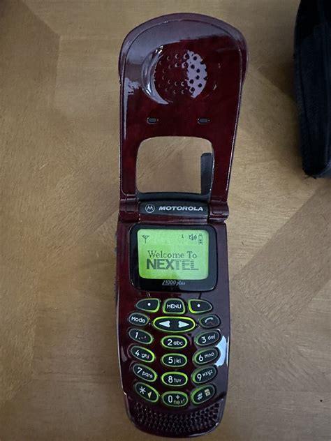 Motorola I1000 Plus Nextel Cell Phone Red Rare Ebay