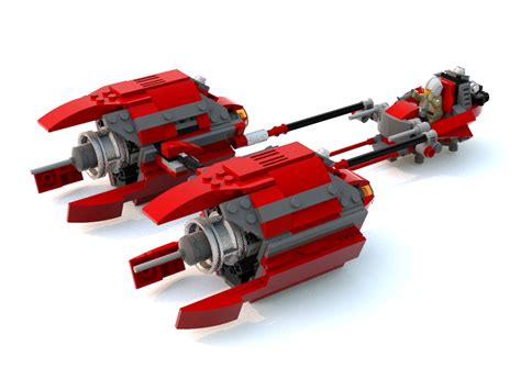 Lego Moc Star Wars Pod Racer By Ww Rebrickable Build With Lego