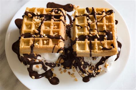 Semi Homemade Belgian Waffle Ice Cream Sandwiches Mollies Kitchen