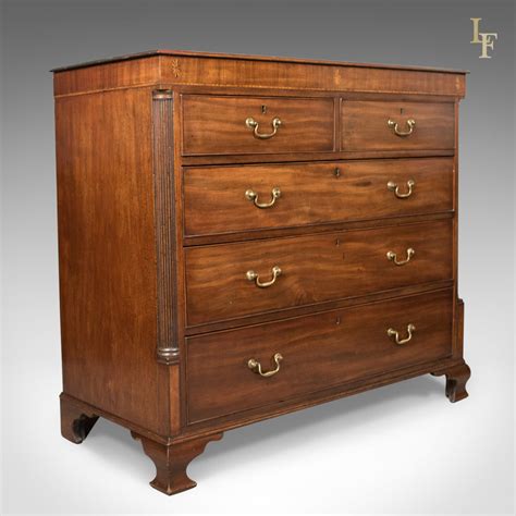Late Georgian Antique Chest Of Drawers Mahogany English Commode C1 London Fine Antiques