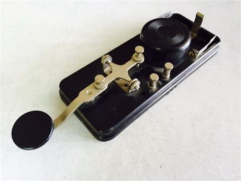 Vintage Morse Code Telegraph Key Japan