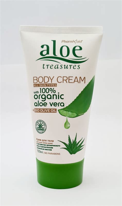 Pharmaid Aloe Treasures Body Cream Aloe Vera And Olive Oil Etsy