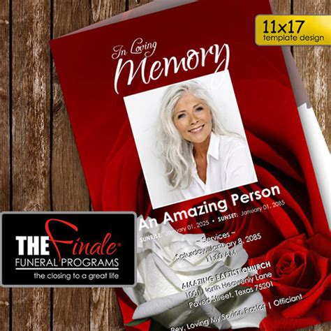 Free 61 Sample Funeral Programs Templates In Pdf Ms Word Psd