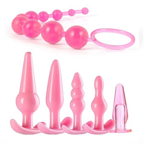 waterproof silicone anales trainer set pleasure plug toy for women men amal plug stick beginner