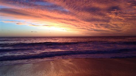 Sea Against Dramatic Sky During Sunset El Tabo Chile Windows 10